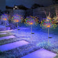 🎇✨ Lâmpada de Fogos de Artifício Solar para Jardim – Iluminação mágica sem fios para transformar seu espaço externo
