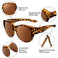 😎🔥LIMITED-TIME 50% OFF! UV400 Protection Fit Over Glasses Sunglasses – Stylish, Comfortable & Full Eye Protection ✨