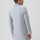 👔 Men's Classic Single Row Buckle Solid Color Jacket - Timeless Daily Essential