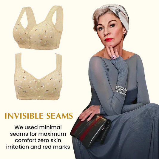 🌹Buy 1 Get 2 Free🌹LAST DAY SALE 49% OFF - Comfortable & Convenient Front Button Bra