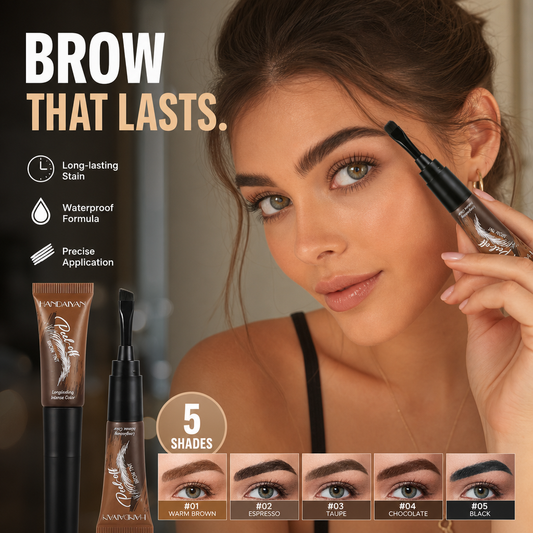 ✨👁️ Creme Para Sobrancelhas À Prova d’Água – Definição Perfeita, Cor Intensa e Longa Duração o Dia Todo