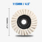 ⏰🔥BUY 2 GET 3 FREE! 🧰 Wool Felt Flap Polishing Disc – Achieve a Mirror Finish on Metal, Wood & More ✨🔧