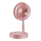 🥳2026 HOT SALE🥳💞50K+ SOLD!🌀🔋 50% OFF! Telescopic Folding USB Fan – Adjustable height, 180° tilt, 4 speeds & quiet. 3600mAh battery, 24H runtime. Perfect for home or travel! 💨✨