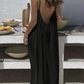 👗 Vestido Feminino Costas Abertas Ajustável – Controle o Caimento, Estilo e Confiança em Cada Detalhe