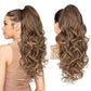 💁‍♀️✨ Rabo de Cavalo Ondulado com Presilha – Volume Instantâneo e Visual Natural em Segundos