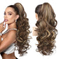 💁‍♀️✨ Rabo de Cavalo Ondulado com Presilha – Volume Instantâneo e Visual Natural em Segundos