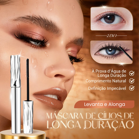 ✨👁️ Máscara de Cílios com Fibras Impermeável – Volume, Comprimento e Curvatura Perfeita o Dia Todo