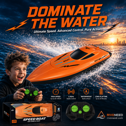 🔥 HALF PRICE! 🚤 Feel the Speed on the Water – Dual-Motor RC Boat with Extreme Performance ⚡🌊