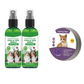⏰🔥LIMITED TIME 50% OFF! 🐾 Natural Flea & Tick Spray – Peppermint & Tea Tree Oil, Safe for Cats & Dogs, Soothes Itchy Skin & Chemical-Free 🌿✨