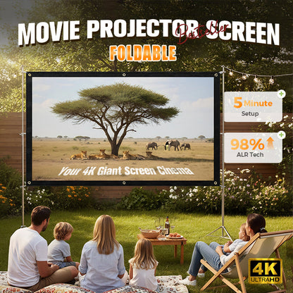📺🎬 Tela de projeção 120” HD – cinema em casa com qualidade incrível
