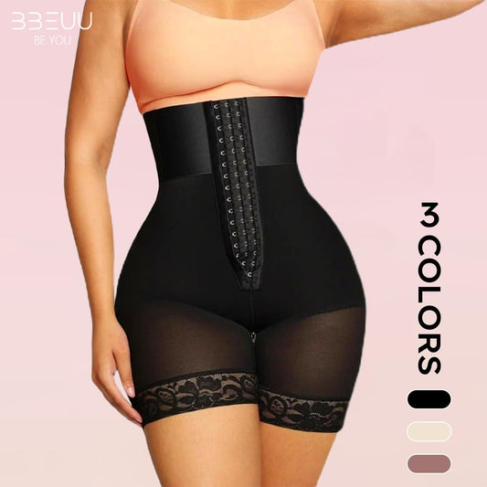 ⏰🔥LIMITED TIME 50% OFF! 💃 BBEUU Women’s High Waist Girdle Shorts – Tummy Control, Butt Lift & Comfortable Chic Shapewear S-3XL ✨🌸
