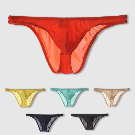 Cueca masculina sexy, ultrafina e transparente de cintura baixa 【Compre 2 e leve 1 grátis】