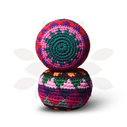 ⏰🔥LIMITED TIME 50% OFF! 🌈 Knit Multicolor Hacky Sack – Stress-Relief, Fun & Portable (2.5" Diameter) ✨