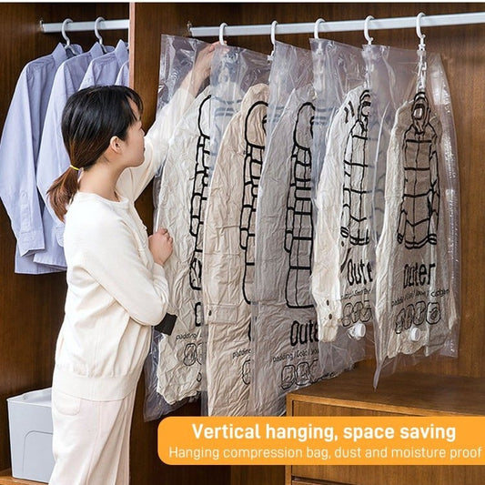 🧳 Saco de armazenamento a vácuo para roupas – mais espaço no armário em segundos