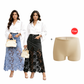👗✨ Saia jeans feminina com renda floral elegante e cintura alta modeladora