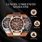 ⌚ Relógio Masculino Clássico de Quartzo – Elegância, Precisão e Estilo Atemporal no Seu Pulso