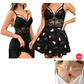 🌙✨ Lingerie noturna de renda elegante que valoriza suas curvas e aumenta sua confiança com sofisticação