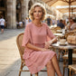 ✨ Women’s Elegant Layered Ruffle Sleeve Dress – Effortless Style for Every Occasion 💃💖