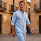 ⏳🔥LIMITED-TIME 50% OFF! 👔 Men’s Linen Shirt & Pants Set – Casual, Breathable & Comfortable ✨