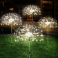 🎇✨ Lâmpada de Fogos de Artifício Solar para Jardim – Iluminação mágica sem fios para transformar seu espaço externo