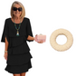 ✨ Women’s Elegant Layered Ruffle Sleeve Dress – Effortless Style for Every Occasion 💃💖