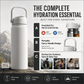 🥤❄️ Copo Térmico Premium Inox 304 – Bebidas Geladas ou Quentes o Dia Todo Sem Derramar