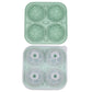 📢📢50% DE DESCONTO!! ⏰ Forma de Gelo de Silicone em Forma de Bola de Futebol – Cubos de 5,5 cm, Derretimento Lento, Design à Prova de Vazamentos, 4 Cores, Ideal para Noites de Jogos e Coquetéis 🥂