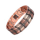 🧲✨ Pulseira magnética em cobre com design triplo – estilo e conforto no dia a dia