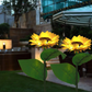 🌻✨ Luz Solar de Girassol para Jardim – Decoração Encantadora, Energia Solar e Brilho Automático Todas as Noites
