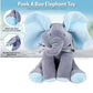 🐘 Elefante de Pelúcia Musical Peek-A-Boo – Brinquedo Interativo para Bebês