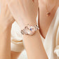🌙✨ Relógio Feminino Lua e Estrela com Diamantes – Elegância, brilho e estilo encantador no seu pulso