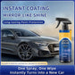 🚗✨ Cera automotiva spray 3 em 1 – brilho espelhado sem lavagem