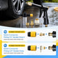 💪COMPRE 2 E GANHE 1 GRÁTIS!!🏆Pistola de Água de Alta Pressão💦Punho Ergonômico • Bico Potencializador • Mangueira Inclusa - Lavagem de Carros Potente🚗 Rega de Jardim🌻 Fácil de Usar!👍
