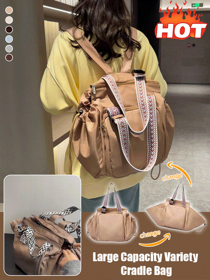⏰🔥FINAL DAY! 50% OFF! 👜 Transformable Cradle Bag – Versatile Travel & Storage Solution, Foldable & Lightweight ✨✈️