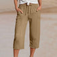 ⏰🔥LIMITED TIME 50% OFF! 👖 Women’s Solid-Color Pleated Cotton-Linen Cropped Pants – Lightweight, Breathable & Perfect for Casual Summer Outfits ✨🌿