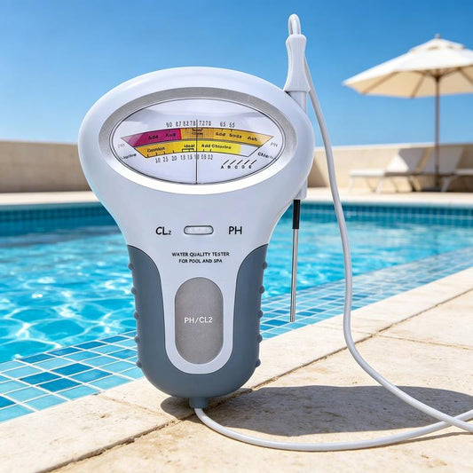 🏊 Medidor Digital de pH e Cloro para Piscina – Controle a Qualidade da Água com Precisão