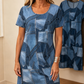 ✨ Vestido Feminino Patchwork Casual – Leve, Confortável e Elegante Para Todos os Momentos