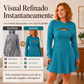 ✨👗 Conjunto Feminino de 2 Peças em Malha Canelada – Conforto elegante e ajuste perfeito para todos os momentos