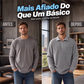 🔥👕 50% OFF! Suéter Masculino Canelado com Meio Zíper – Confortável, Elegante e Versátil