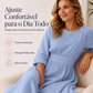 👗✨ Vestido Maxi Feminino de Algodão e Linho – Cintura Alta, Saia Fluida e Elegância Atemporal