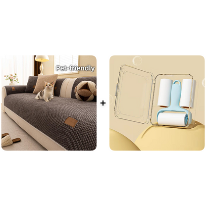 Thickened Non-Slip Sofa Cover – Ultra Soft, Washable, Scratch Resistant & Pet Friendly, 4 Colors 🛋️✨