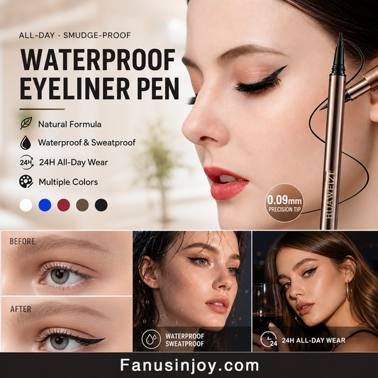 ✨👁️ Delineador Colorido À Prova D’Água – Traço Perfeito, Cores Vibrantes e Maquiagem Que Dura o Dia Todo
