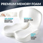 🚗🛋️ Almofada Ergonômica de Espuma Viscoelástica para Assento – Alívio de Dor no Cóccix e Conforto para Dirigir sem Fadiga