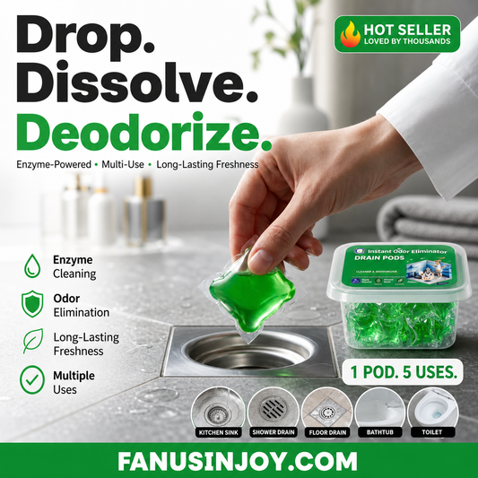 🚿✨ Cápsulas Desodorizantes Para Ralos – Elimine Maus Odores e Deixe Sua Casa Sempre Fresca