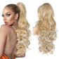 💁‍♀️✨ Rabo de Cavalo Ondulado com Presilha – Volume Instantâneo e Visual Natural em Segundos