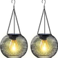 🎅Christmas Sale: 50% Off-💡🌟Retro Metal Solar Lanterns