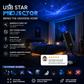 Luz noturna projetora HD de galáxias e oceanos, plug-and-play 🥳 Mais de 55.000 usuários satisfeitos