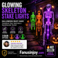 🎃☀️ Luz Solar de Jardim Halloween – Decoração assustadora com brilho automático para áreas externas