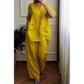 ⏰💥SUMMER HOT SALE 50% OFF! 👗 Women’s Casual Loose 2-Piece Set – Chic Button Detail & Effortless Style ✨