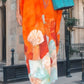 ⏰🔥LIMITED TIME 50% OFF! 🌸 Floral Print Loose Long Dress with Half Sleeves – Flowy, Breathable & Effortlessly Elegant ✨💃